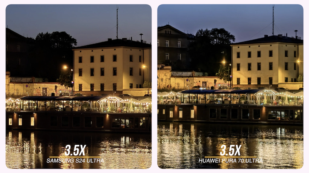 Samsung S24 Ultra vs Huawei P70 Pura Ultra